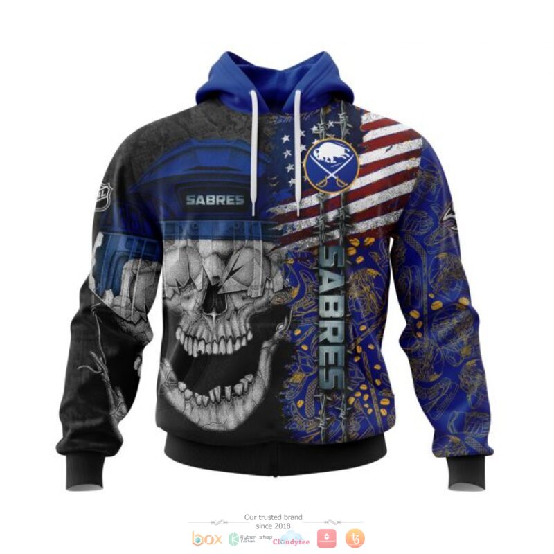 Personalized Buffalo Sabres Skull Concept 3d shirt hoodie