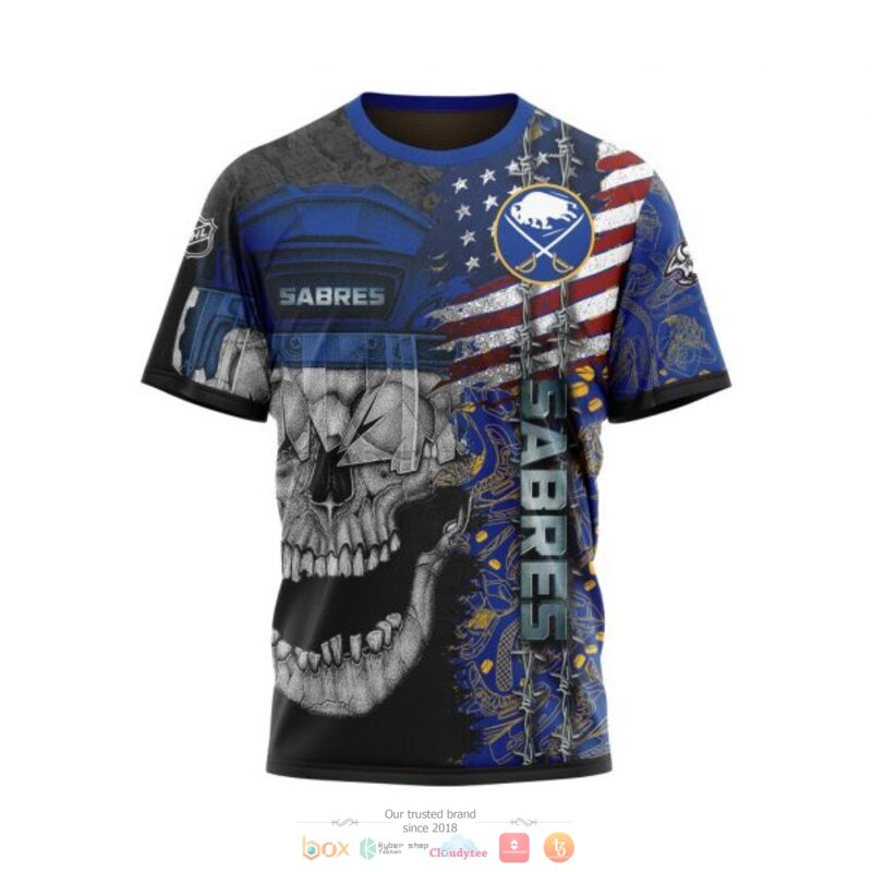 Personalized Buffalo Sabres Skull Concept 3d shirt hoodie 1 2 3 4 5