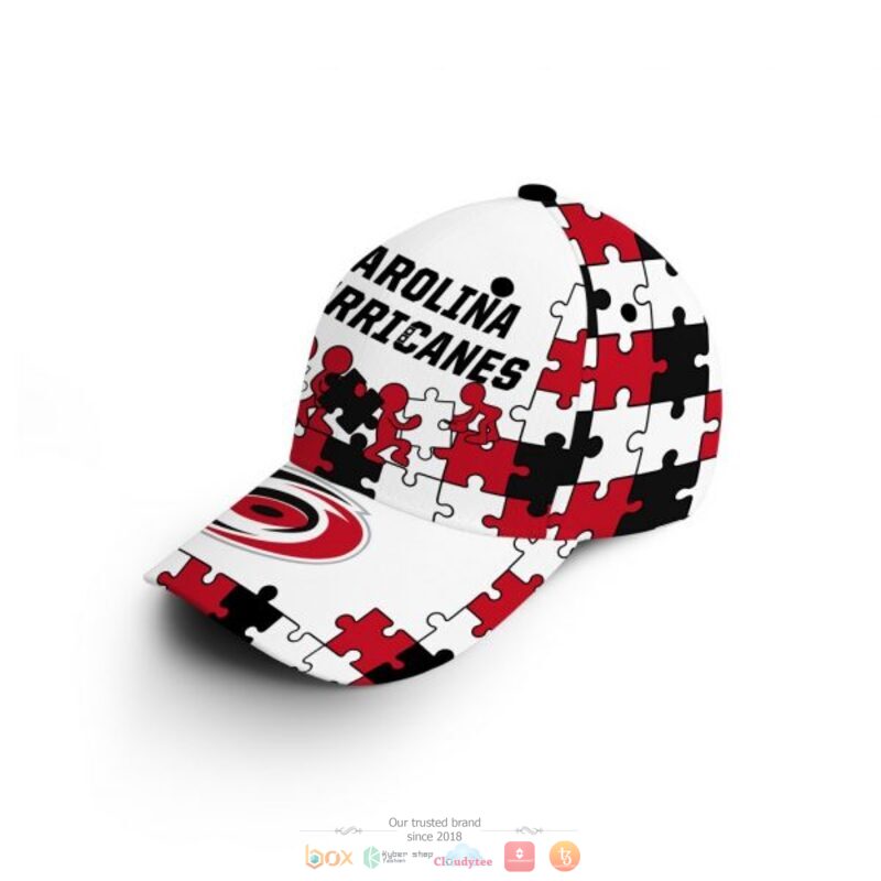 Personalized Carolina Hurricanes Autism Awareness Cap 3 Personalized Carolina Hurricanes Autism Awareness Cap 1 2