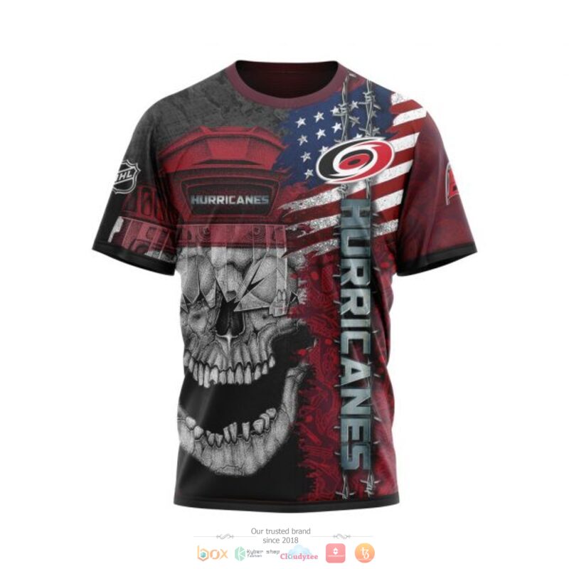 Personalized Carolina Hurricanes Skull Concept 3d shirt hoodie 1 2 3 4 5