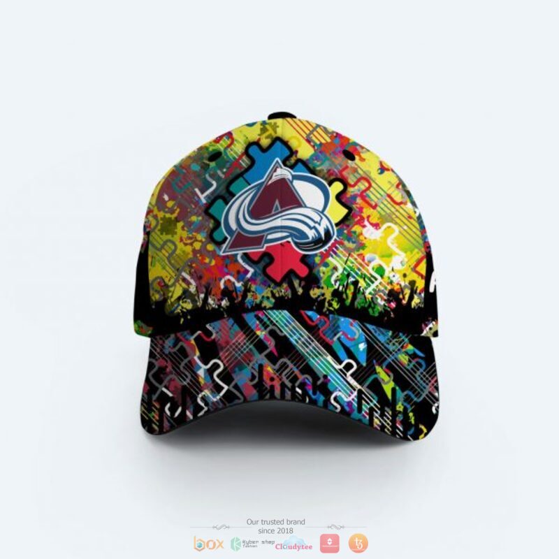 Personalized Colorado Avalanche Autism Awareness Concept Cap
