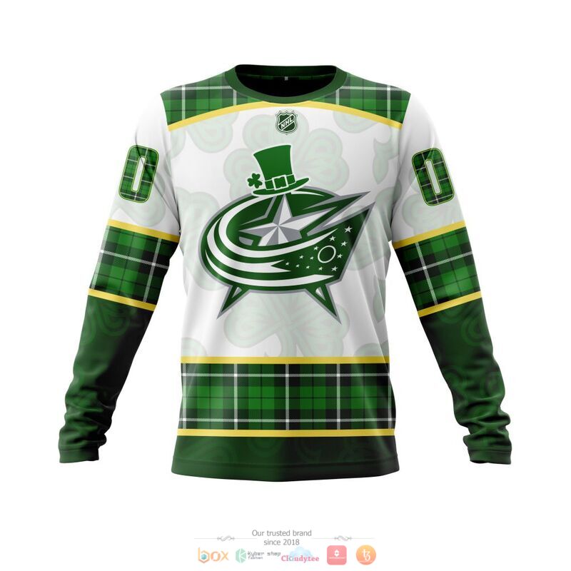 Personalized Columbus Blue Jackets St Patrick Days Concepts 3d shirt hoodie 1 2 3