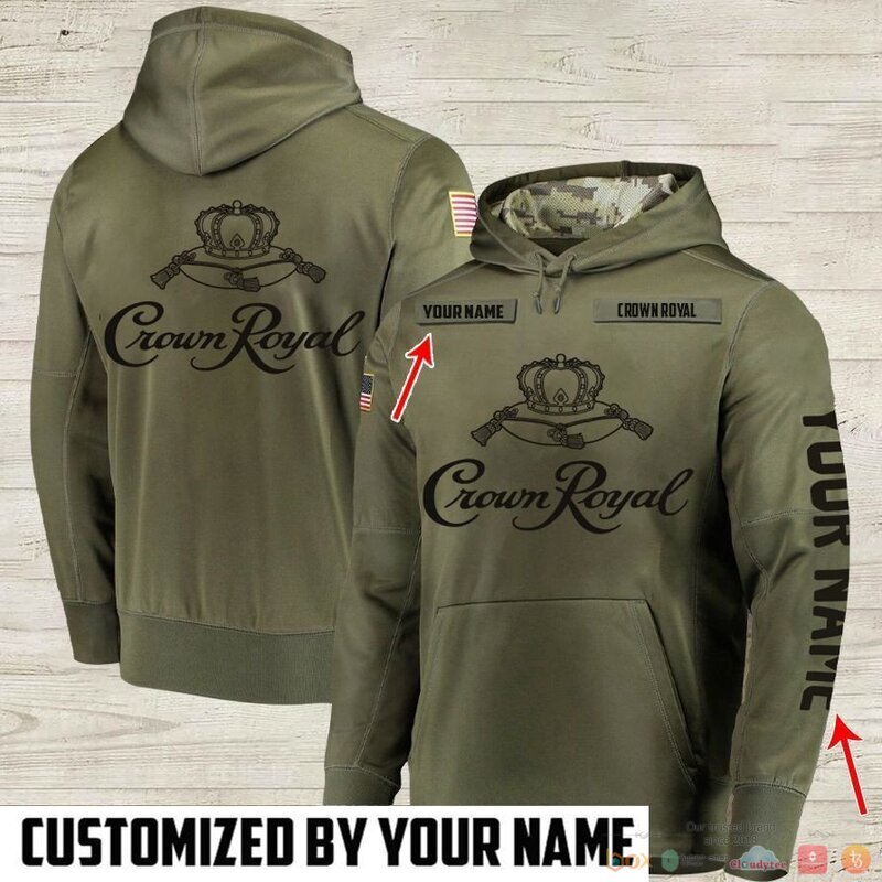 Personalized Crown Royal Army custom 3d full print Hoodie 1 Personalized Crown Royal Army custom 3d hoodie