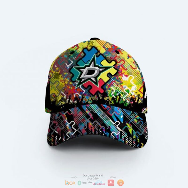 Personalized Dallas Stars Autism Awareness Concept Cap