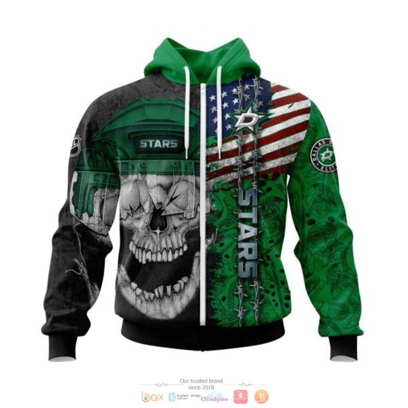 Personalized Dallas Stars Skull Concept 3d shirt, hoodie 2 Personalized Dallas Stars Skull Concept 3d shirt hoodie 1