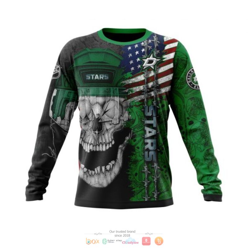 Personalized Dallas Stars Skull Concept 3d shirt, hoodie 4 Personalized Dallas Stars Skull Concept 3d shirt hoodie 1 2 3