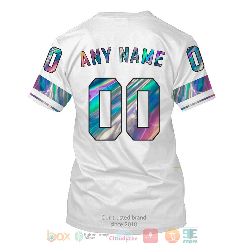 Personalized Edmonton Oilers NHL custom white 3D shirt hoodie 1 2 3 4 5 6 7