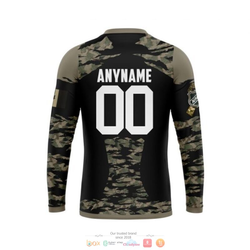 Personalized Edmonton Oilers NHL green camo custom 3D shirt hoodie 1 2 3 4 5 6