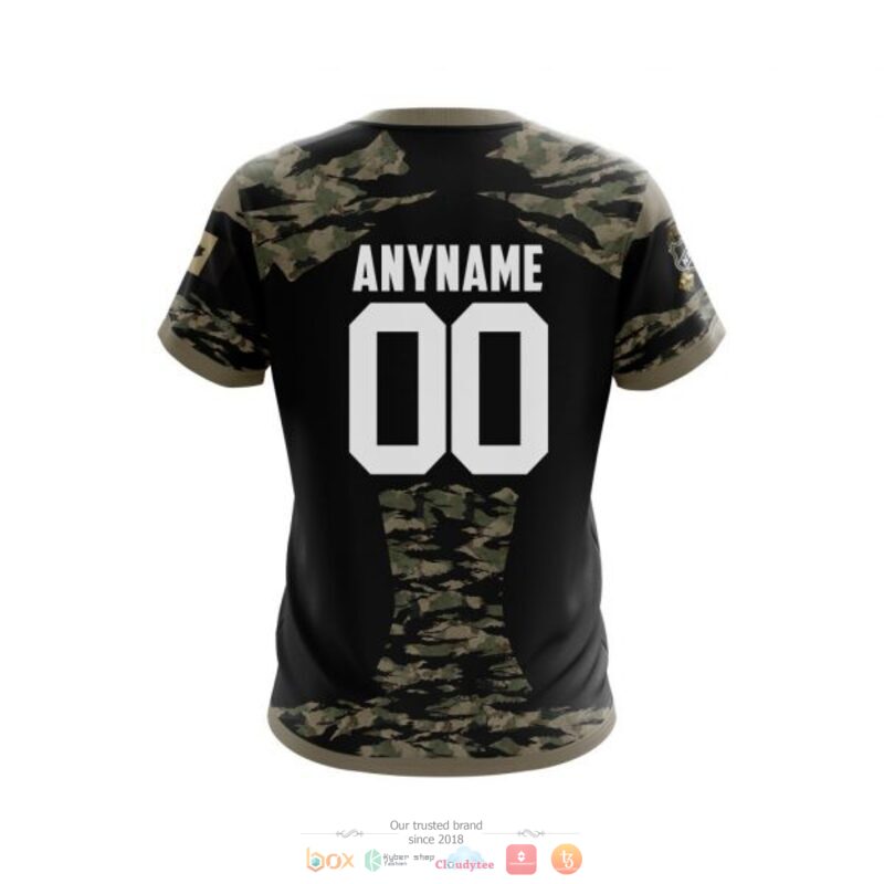 Personalized Edmonton Oilers NHL green camo custom 3D shirt hoodie 1 2 3 4 5 6 7 8