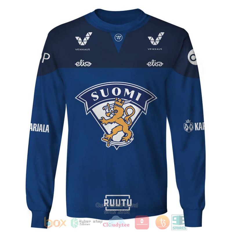 Personalized Finland Suomi Laakkonen Ruutu custom 3D shirt hoodie 1 2 3 4