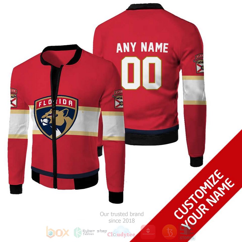 Personalized Florida Panthers NHL custom Bomber Jacket