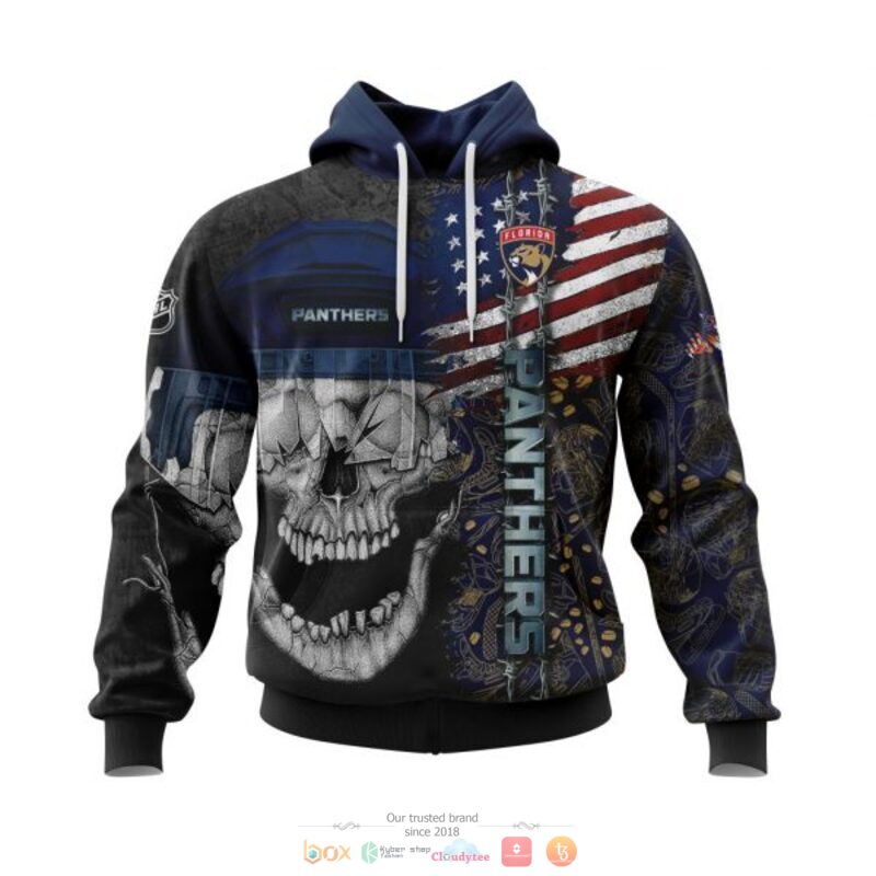 Personalized Florida Panthers Skull Concept 3d shirt hoodie