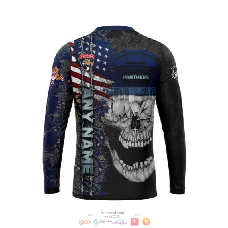 Personalized Florida Panthers Skull Concept 3d shirt hoodie 1 2 3 4
