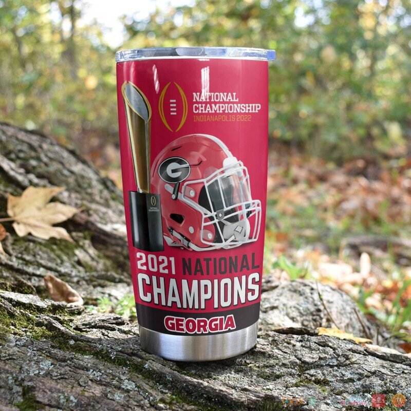NEW Personalized Georgia Bulldogs 2021 National Champions Custom Tumbler 2 Personalized Georgia Bulldogs 2021 National Champions Custom Tumbler 1