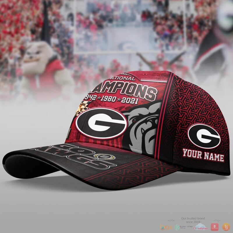 NEW Personalized Georgia Bulldogs Go Dawg 2021 National Champions Custom Cap 2 Personalized Georgia Bulldogs Go Dawg 2021 National Champions Custom Cap 1