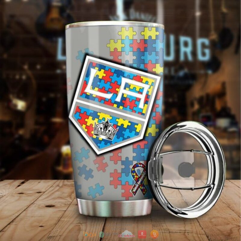 Personalized Los Angeles Kings Autism Awareness Tumbler 9 Personalized Los Angeles Kings Autism Awareness Tumbler