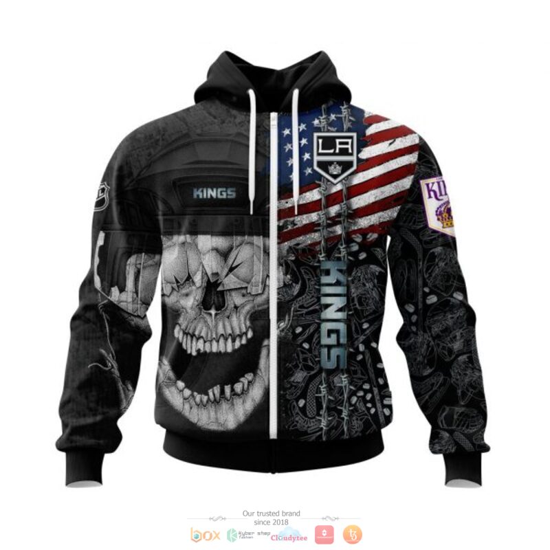 Personalized Los Angeles Kings Skull Concept 3d shirt, hoodie 2 Personalized Los Angeles Kings Skull Concept 3d shirt hoodie 1