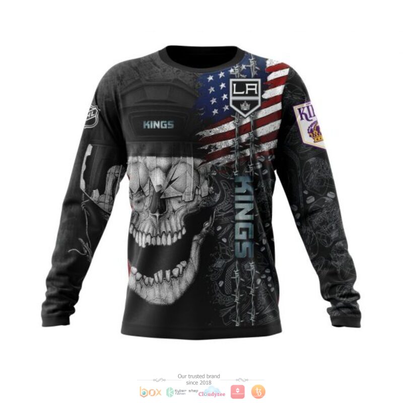 Personalized Los Angeles Kings Skull Concept 3d shirt, hoodie 4 Personalized Los Angeles Kings Skull Concept 3d shirt hoodie 1 2 3