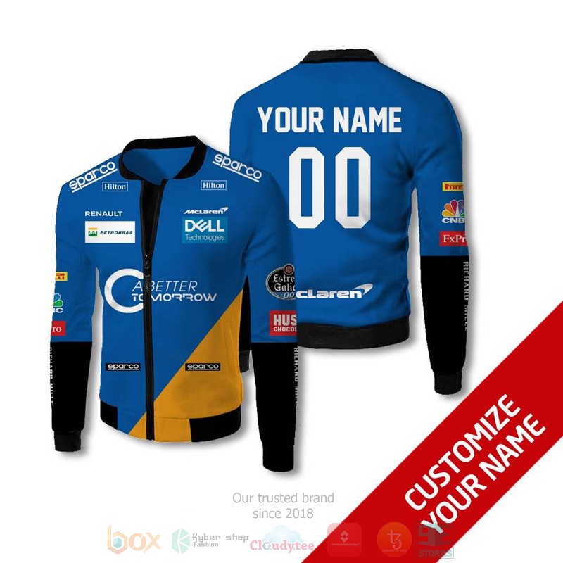 Personalized McLaren Dell Technologies A Better Tommorrow custom 3D Bomber Jacket 7 Personalized McLaren Dell Technologies A Better Tommorrow custom Bomber Jacket