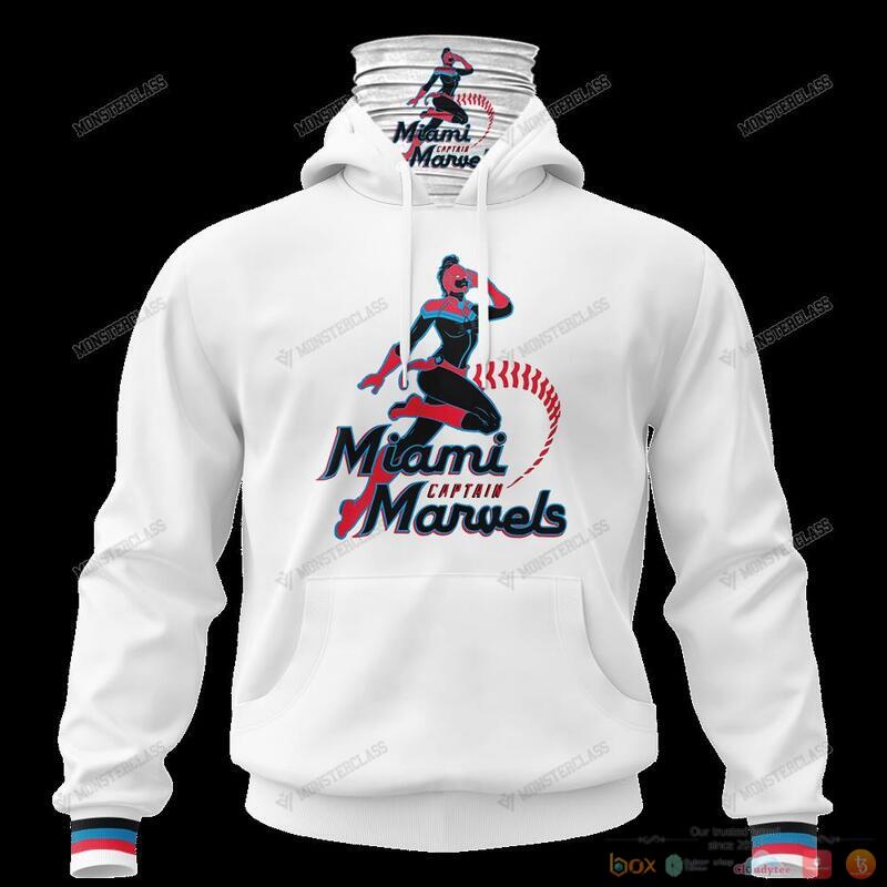 Personalized Miami Captain Marvel Custom 3d Shirt Hoodie 1 2 3 4 5