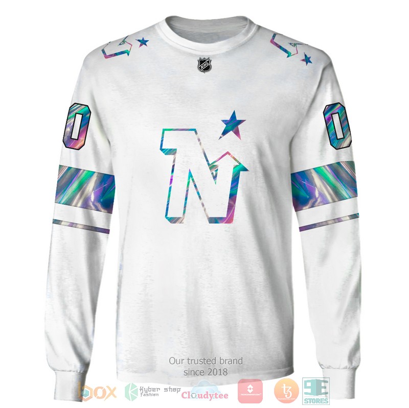 Minnesota North Stars NHL custom Personalized white 3D hoodie, shirt 5 Personalized Minnesota North Stars NHL custom white 3D shirt hoodie 1 2 3 4