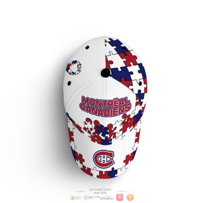 Personalized Montreal Canadiens Autism Awareness Cap 4 Personalized Montreal Canadiens Autism Awareness Cap 1 2 3