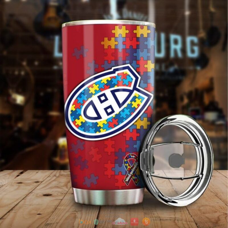 Personalized Montreal Canadiens Autism Awareness Tumbler 9 Personalized Montreal Canadiens Autism Awareness Tumbler