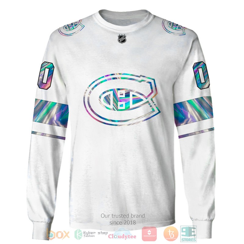 Personalized Montreal Canadiens NHL custom white 3D shirt hoodie 1 2 3 4