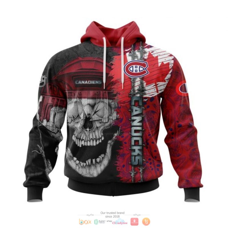 Personalized Montreal Canadiens Skull Concept 3d shirt hoodie