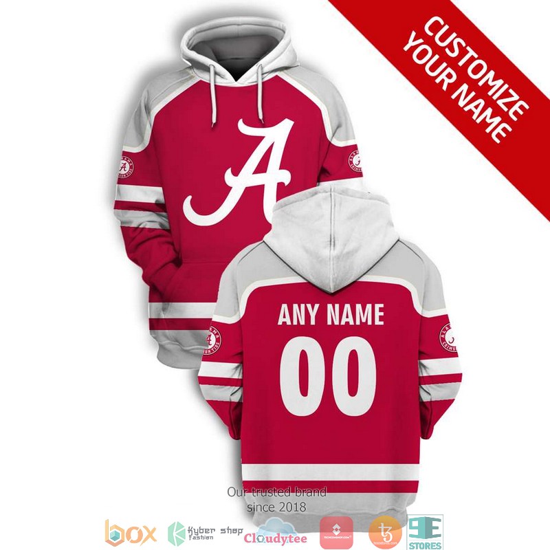 Personalized NCAA Alabama Crimson Tide 3D Full Printing shirt hoodie