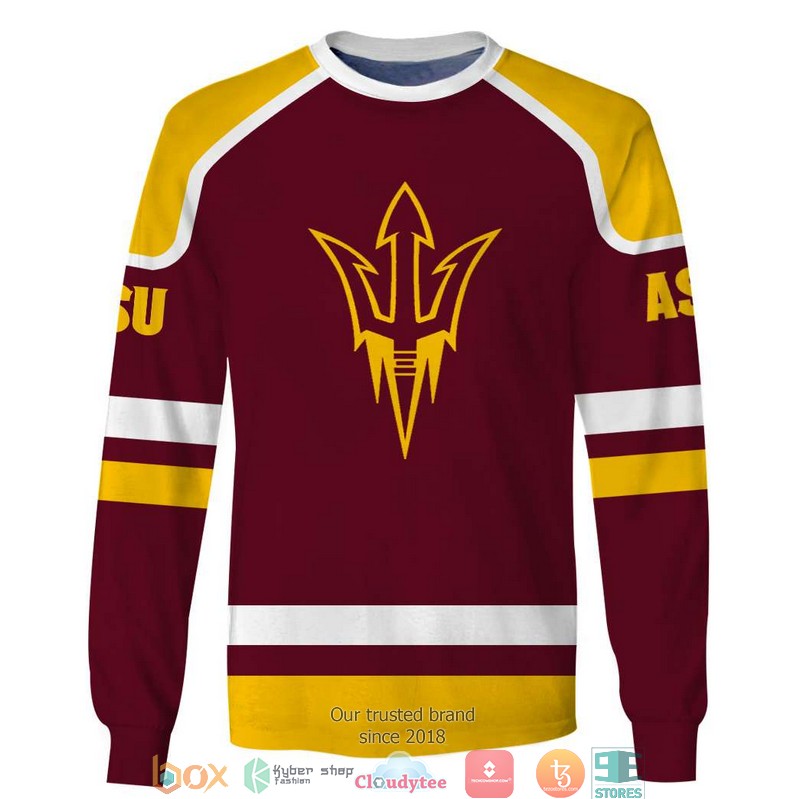 Personalized NCAA Arizona State Sun Devils Red yellow 3D Full Printing shirt, hoodie 5 Personalized NCAA Arizona State Sun Devils Red yellow 3D Full Printing shirt hoodie 1 2 3 4