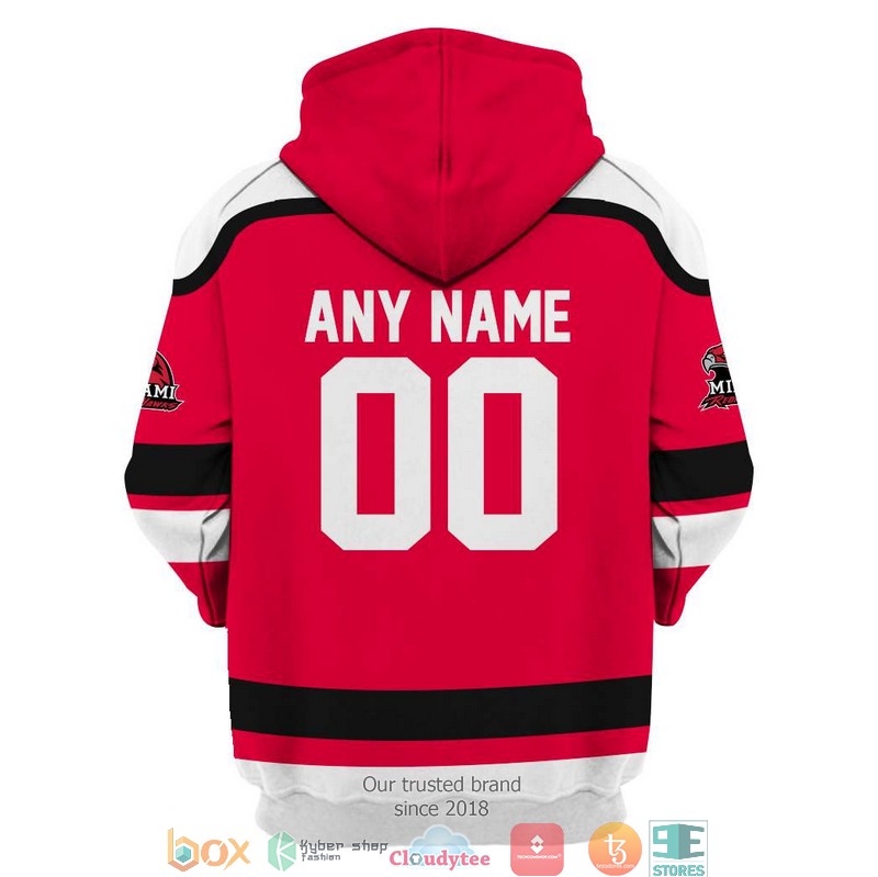 Personalized NCAA Miami RedHawks 3D Full Printing shirt, hoodie 4 Personalized NCAA Miami RedHawks 3D Full Printing shirt hoodie 1 2 3