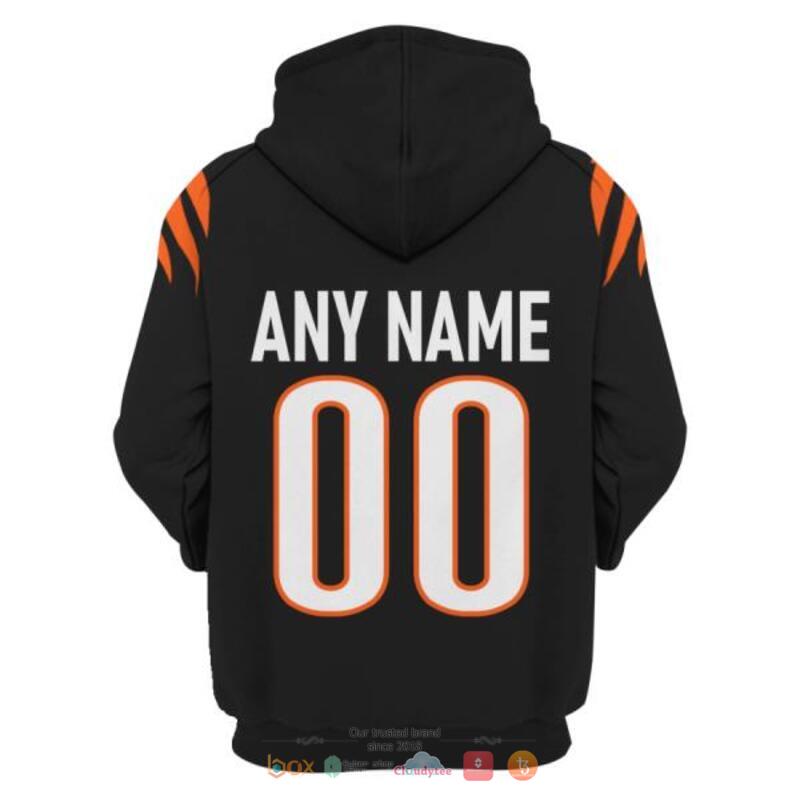 Personalized NFL Cincinnati Bengals Black 3d shirt, hoodie 4 Personalized NFL Cincinnati Bengals Black 3d shirt hoodie 1 2 3