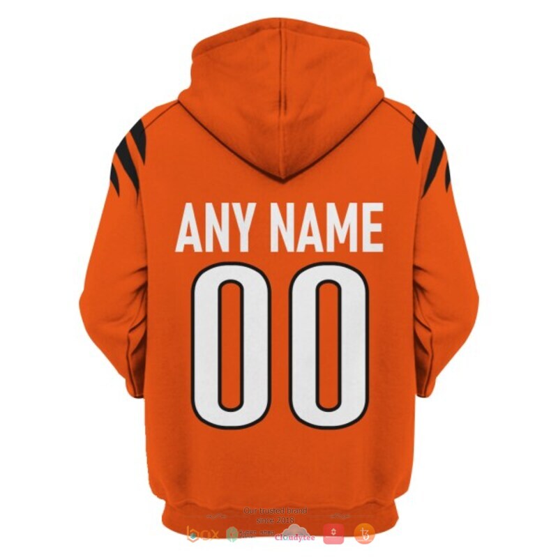 Personalized NFL Cincinnati Bengals Super Bowl LVI Orange 3d shirt hoodie 1 2 3