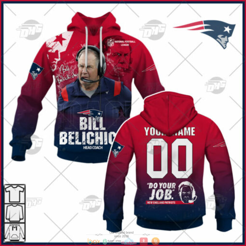 Personalized NFL Head Coach Bill Belichick New England Patriots jersey shirt, hoodie 17 Personalized NFL Head Coach Bill Belichick New England Patriots 3d shirt hoodie