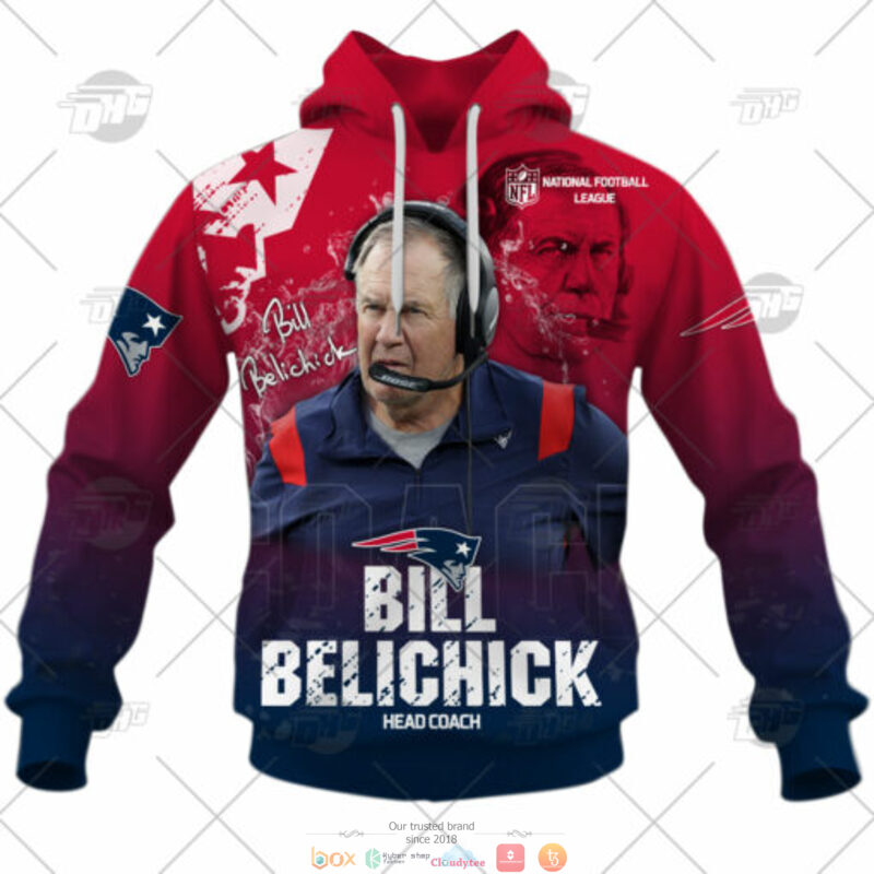 Personalized NFL Head Coach Bill Belichick New England Patriots jersey shirt, hoodie 2 Personalized NFL Head Coach Bill Belichick New England Patriots 3d shirt hoodie 1