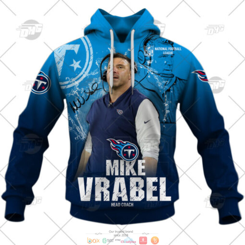 Personalized NFL Head Coach Mike Vrabel Tennessee Titans jersey shirt, hoodie 2 Personalized NFL Head Coach Mike Vrabel Tennessee Titans 3d shirt hoodie 1