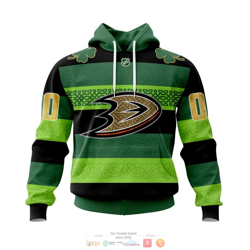 Personalized NHL Anaheim Ducks St Patrick Days Concepts 3d shirt hoodie