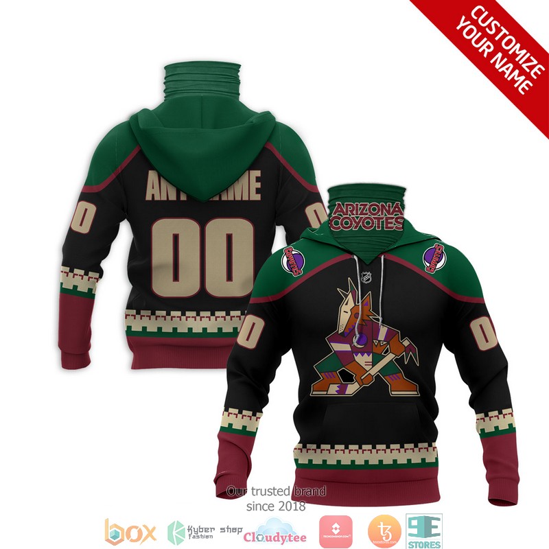 Personalized NHL Arizona Coyotes 3d hoodie mask