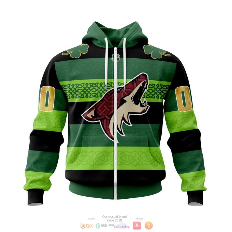 Personalized NHL Arizona Coyotes St. Patrick Days Concepts 3d shirt, hoodie 2 Personalized NHL Arizona Coyotes St Patrick Days Concepts 3d shirt hoodie 1
