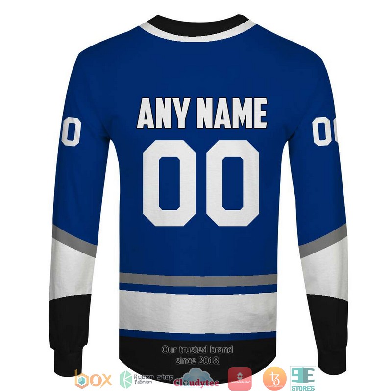 Personalized NHL Bolts Blue 3D Full Printing shirt hoodie 1 2 3 4 5
