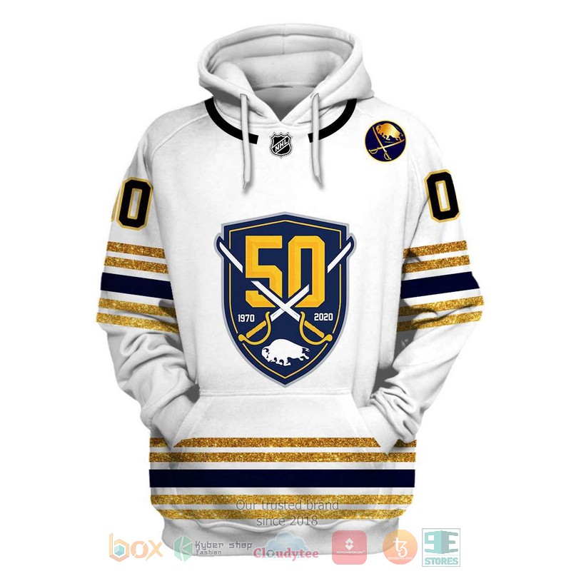 Personalized NHL Buffalo Sabres 50 1970 2020 custom 3D shirt hoodie 1 2