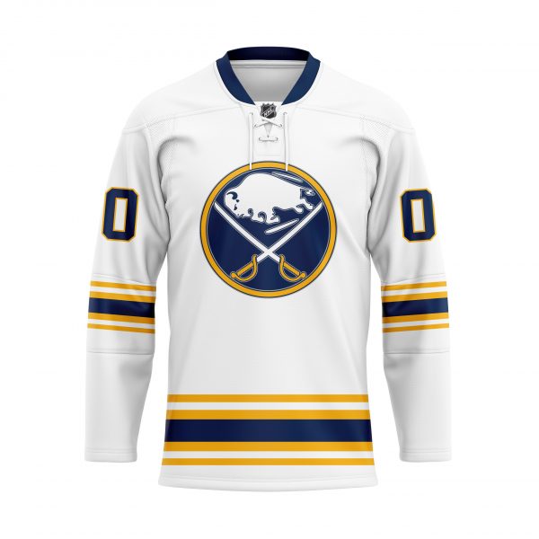 Personalized NHL Buffalo Sabres Blue White Hockey Jersey