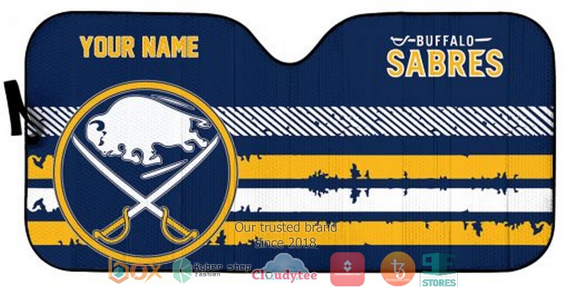 Personalized NHL Buffalo Sabres Car sunshade 1