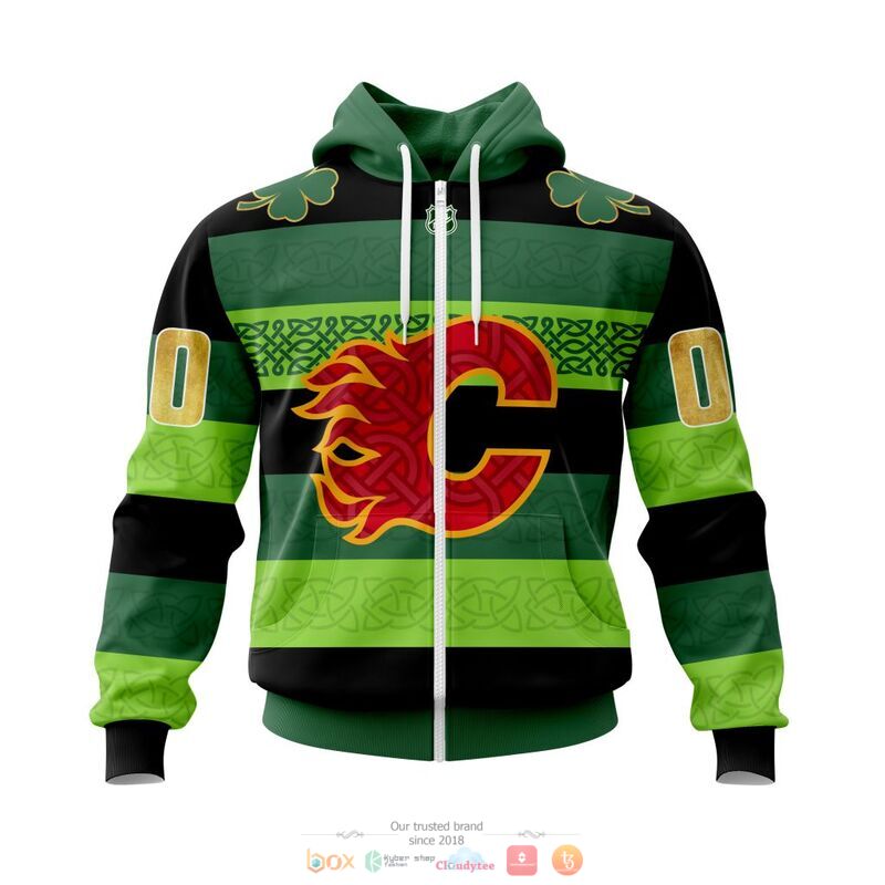 Personalized NHL Calgary Flames St. Patrick Days Concepts 3d shirt, hoodie 2 Personalized NHL Calgary Flames St Patrick Days Concepts 3d shirt hoodie 1