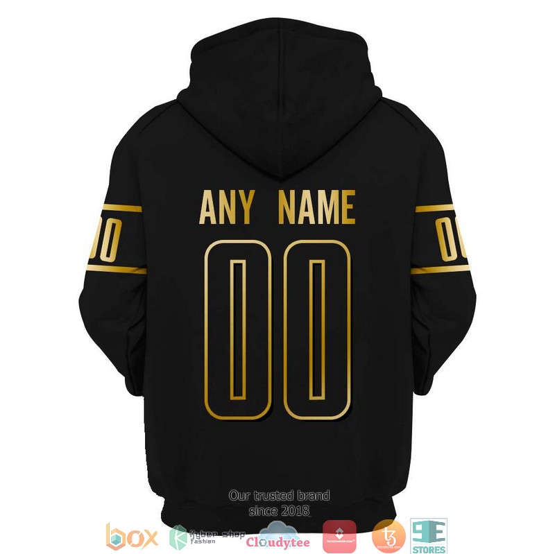Personalized NHL Carolina Hurricanes black gold 3D Full Printing shirt, hoodie 3 Personalized NHL Carolina Hurricanes black gold 3D Full Printing shirt hoodie 1 2