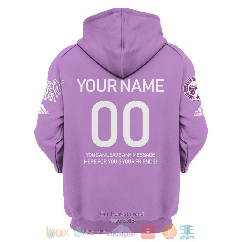 NHL Columbus Blue Jackets Hockey Fights Cancer custom Personalized 3D hoodie, shirt 4 Personalized NHL Columbus Blue Jackets Hockey Fights Cancer custom 3D shirt hoodie 1 2 3