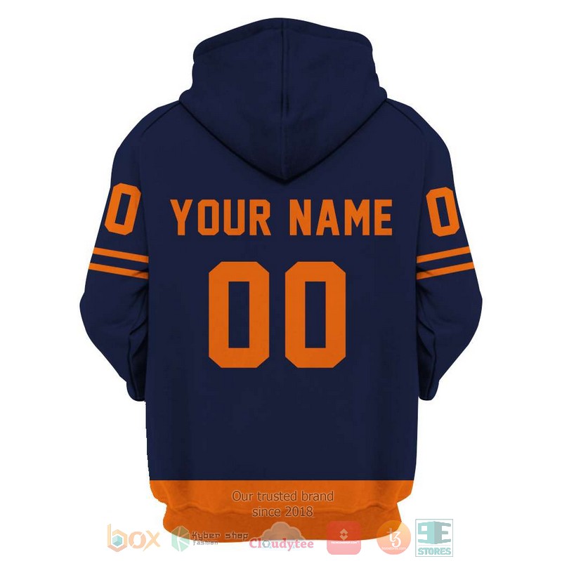 NHL Edmonton Oilers blue orange custom Personalized 3D hoodie, shirt 4 Personalized NHL Edmonton Oilers blue orange custom 3D shirt hoodie 1 2 3