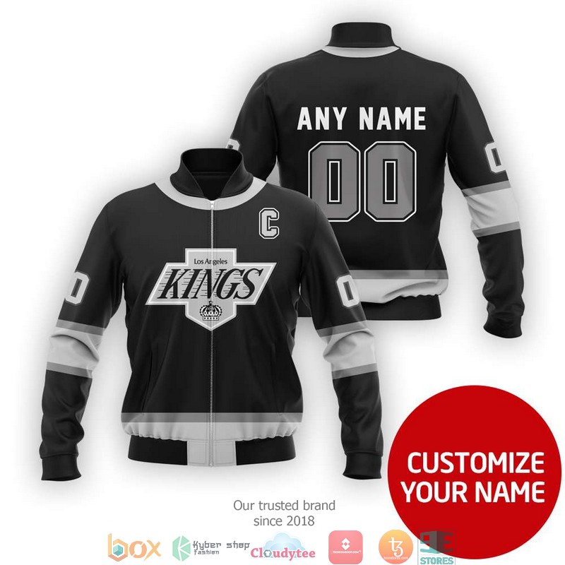 Personalized NHL Los Angeles Kings 3D Full Printing bomber jacket 1 Personalized NHL Los Angeles Kings 3D Full Printing bomber jacket