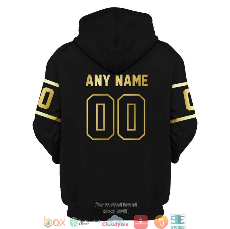 Personalized NHL Los Angeles Kings Black gold 3D Full Printing shirt hoodie 1 2 3
